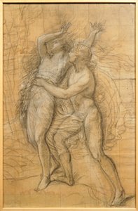 Apollo e Daphne por Andrea Appiani (1754-1817), desenho de Andrea the Elder Appiani