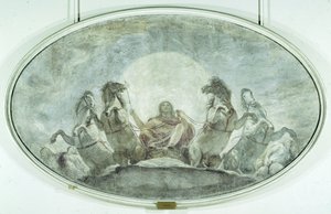 A carruagem de Apolo de Andrea the Elder Appiani