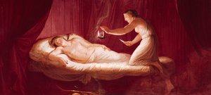 Love Injuring Psyche, de Andrea Appiani, fresco