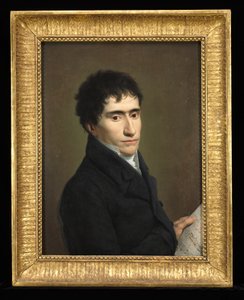 Retrato de um músico, c.1800 (óleo sobre madeira) de Andrea the Elder Appiani