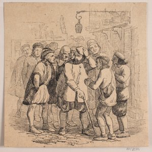Jogo da coruja, o cego, o anfitrião e o padre de Andreas Flinch