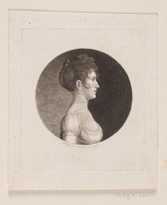 Retrato feminino desconhecido de Andreas Flint