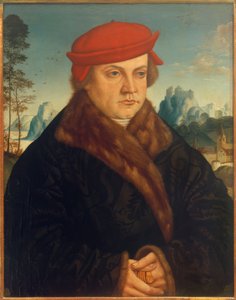 Retrato de um homem com uma boina vermelha