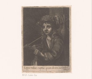 Jonge jager
Lepus melius captus, quam decem currentes (título sobre o objecto) de Andreas Matthäus Wolfgang