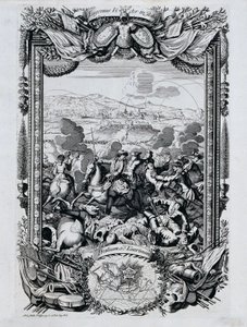A vitória do príncipe Eugênio de Saboia na Itália de Andreas Matthias Wolffgang