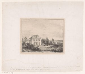 Casa do Sr. Rutgers em Beek de Andreas Schelfhout