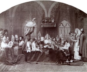 Casamento de boyars noblemans, Rússia, c1883-c1884