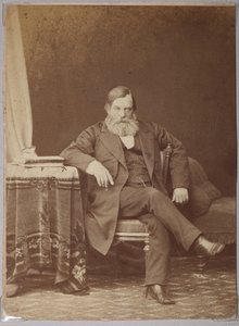 Pavel Melnikov, pseudónimo Andrei Petcherski - Pavel Ivanovich Melnikov (Andrey Pechersky) (1818-1883), de Karelin, Andrei Osipovich (1837-1906). Foto albúmen