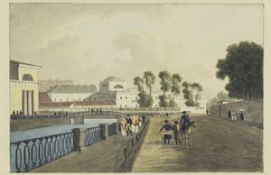 A Casa Apraksin no rio Fontanka, 1821-1822