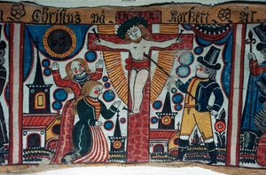 Representação da crucificação da Suécia de Andres Palsson