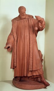 Galileo Galilei (1564-1642) c.1630 (terracota) de Andreus Boni