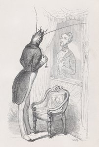 Um inseto muito bem colocado e belo dançarino de Cenas do Privado e do Público..., ca. 1837-47.