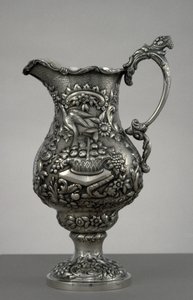 Jarro, c. 1853 (prata) de Andrew Ellicott Warner