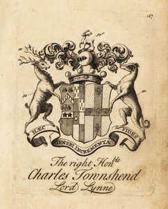 Brasão do Honorável Charles Townshend, Lord Lynne, 3rd Viscount Townshend de Andrew Johnston