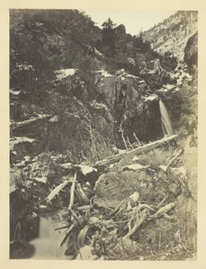 City Creek Canon, Wasatch Mountains, Salt Lake Valley de Andrew Joseph Russell