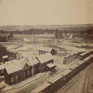Pátio ferroviário, Alexandria, Virgínia de Andrew Joseph Russell