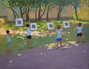 Prática de tiro com arco, França de Andrew Macara