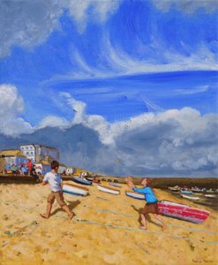 Pegando a bola, St Ives, 2016, de Andrew Macara