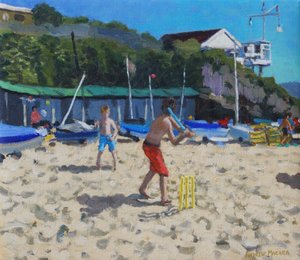 Cricket, e cotos amarelos, Abersoch de Andrew Macara