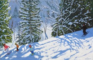 Skiing Courchevel para La Tania, 2019 de Andrew Macara