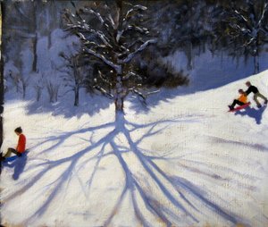 Árvore e dois tobogãs de Andrew Macara