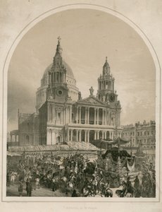 Chegada à Catedral de São Paulo, Londres de Andrew Maclure