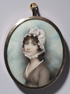 Retrato de uma mulher, final dos anos 1790.