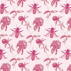 Clover and Honey Bee, 2017, tinta e digital
