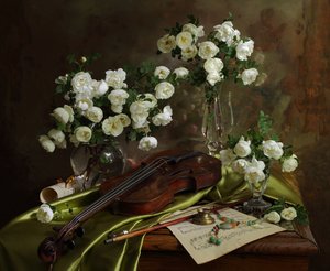 Música para violino «White Roses» de Andrey Morozov