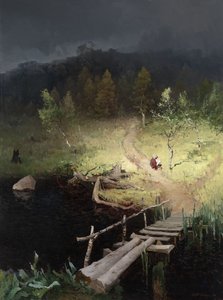 Antes da tempestade, 1918 de Andrey Nikolayevich Shilder