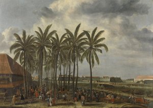 O Castelo da Batávia, 1661 de Andries Beeckman