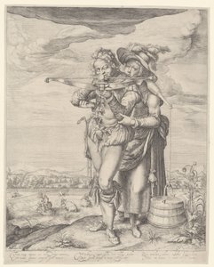 Sagitário e ordenhador de Andries Jacobsz. Stock (possibly)
