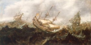 Navios no mar tempestuoso