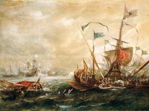 Engajamento espanhol com piratas bárbaros, primeira metade do século XVII