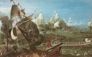A Batalha de Lepanto, 1622