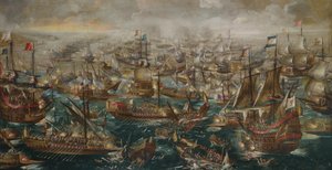 A Batalha de Lepanto, em 7 de outubro de 1571, 1640