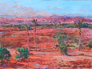 Desert Palm Vista de Andrii Kutsachenko