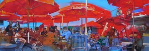 Café Red Umbrellas