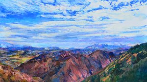 Picos montanhosos escarpados de Andrii Kutsachenko