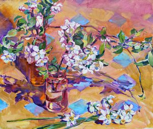 Flores da primavera e narcisos de Andrii Kutsachenko