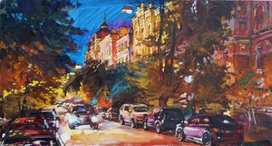 Noite animada na cidade de Andrii Kutsachenko