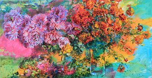 Ramos de flores vibrantes