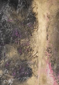 Dourado e rosa texturizados