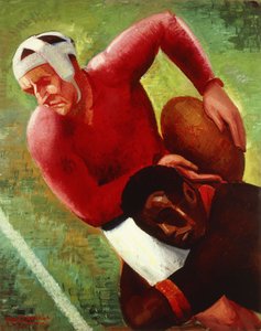 Football Move; Jugada de Futbol, c.1925 (óleo sobre tela)