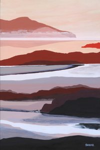 Paisagem abstrata em camadas de Angela Seear