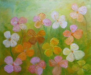 Flores coloridas da primavera de Angeles M. Pomata