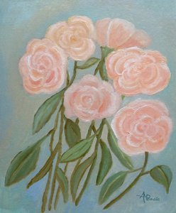 Rosas Rosa-claro de Angeles M. Pomata