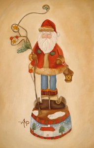 Papai Noel Natalício Divertido de Angeles M. Pomata