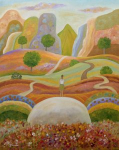 Mulher num Caminho de Sonho de Angeles M. Pomata