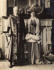 O 9º Duque de Devonshire e Duquesa Evelyn